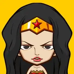 小丑q版头像神奇女侠