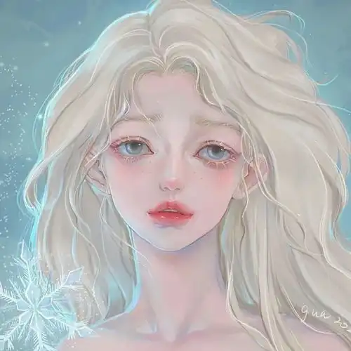  梦幻手绘女头