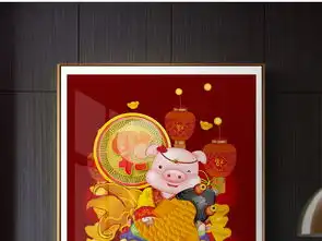  金猪年吉祥猪招财猪福猪客厅家装装饰画壁画图片设计素材高清psd模板下载67.98mb卡通动漫装饰画大全
