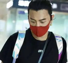  48岁陈志朋亮相机场,梳马尾戴红口罩,造型被一众网友冷嘲热讽