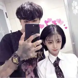  抖音最火两人幸福qq情侣头像
