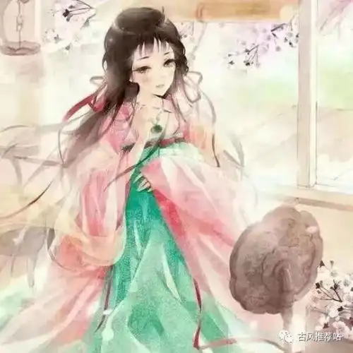  古风头像100张古风女子扶柔倾国色,风华绝世人