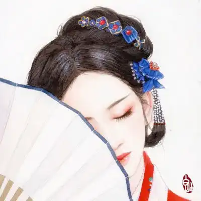  动漫头像女古风唯美淡雅忧伤动漫头像