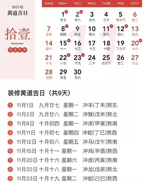  2021年适合装修开工的黄道吉日盘点你打算什么时候装修