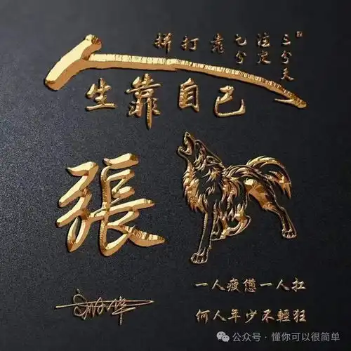  2025姓氏头像第7期,永不过时个性签名头像,爱拼才会赢
