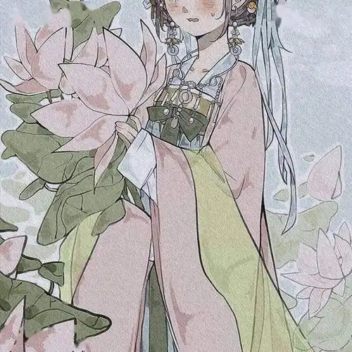  神仙古风动漫头像风把云吹散了,光才能洒下来