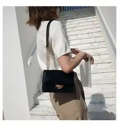  纪蔻高级感包包洋气质感单肩包2019新款潮chic链条包斜挎包女百搭ins