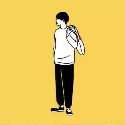  手绘情侣头像一男一女瞬间的卡通动漫头像我要个性网