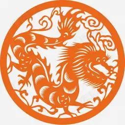  图腾生肖龙圆素材图片免费下载高清不规则图形png千库网图片编号6195635