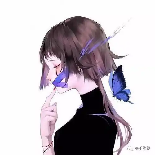 情侣头像不露脸背影动漫