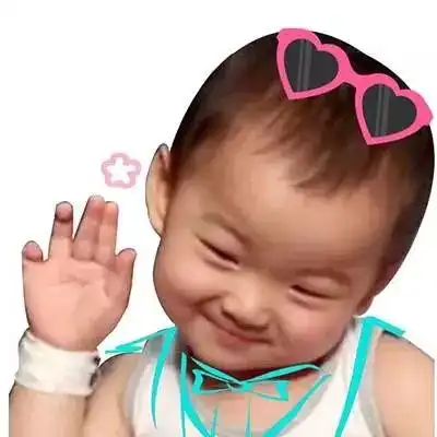 情侣头像二人专用小孩图