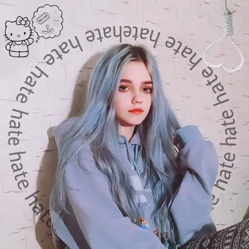  欧美女孩头像,童真有趣