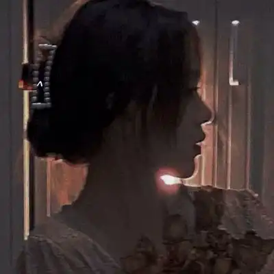 纯欲慵懒仙女头像情侣头