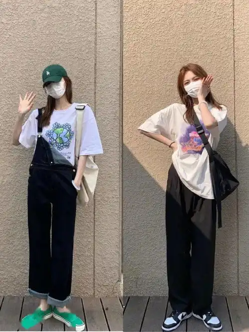  搭配参考简单实用的韩系夏日穿搭look