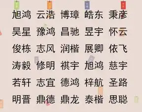  猪年男宝宝美名分享好运一生