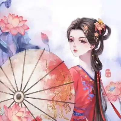  唐崎夜雨唯美古风插画美人群像