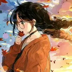 动漫思考人生的头像倘若