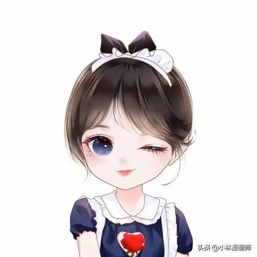  一张张可爱又迷人的卡通头像每一张都很喜欢