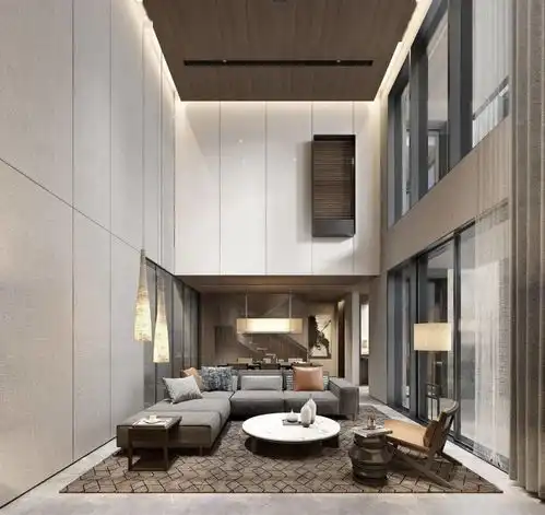  看看这套复式样板房的设计,什么叫做简约之美