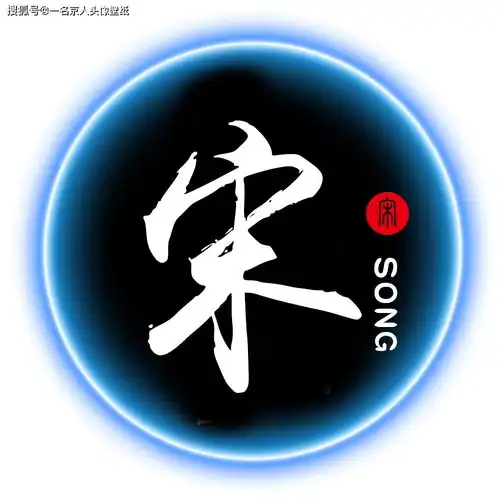  简约炫光姓氏头像,红蓝两色情侣专属,足足20张随你挑选
