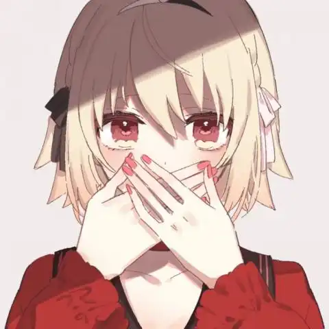  冷酷短发女生动漫头像