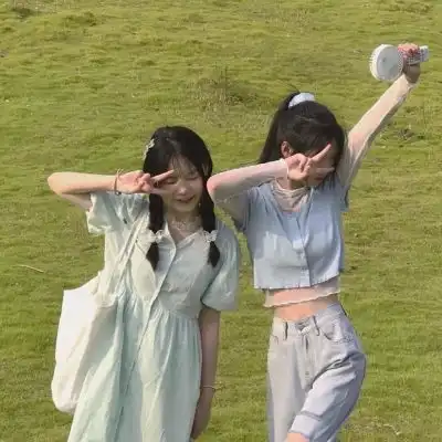  小清新闺蜜头像,闺蜜头像简约风小清新