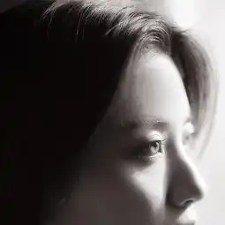 女生头像小清新女头干净高清女头黑白