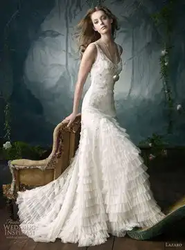  梦幻的纯美婚纱礼服系列
