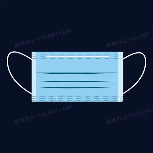  一次性医用口罩扁平风png图片素材免费下载psd格式20002000像素熊猫办公