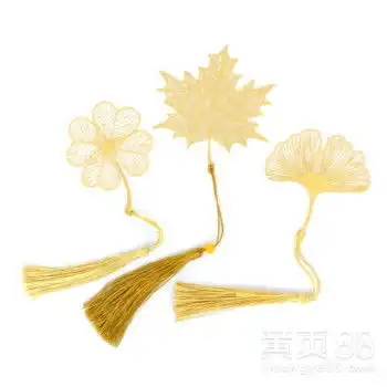  中国风镂空书签/可爱复古风四叶草/叶脉书签定制厂-黄页88网