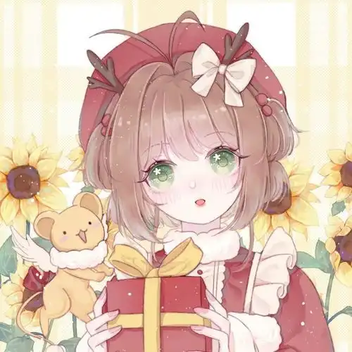  插画头像闺蜜头像,动漫姐妹头像