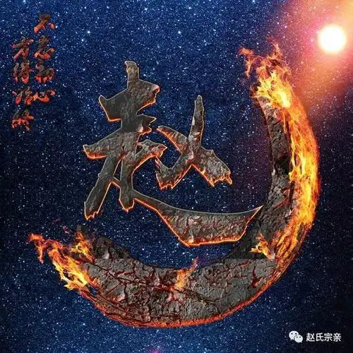  霸气赵字壁纸我姓赵照亮你的美,赵氏宗亲赶紧收藏