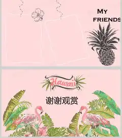  粉色小清新生日相册ppt模板下载生日ppt