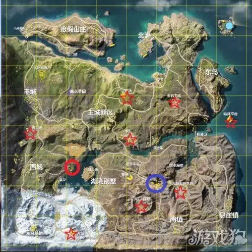  荒野新地图转的眼花最佳狙击点在这些地方