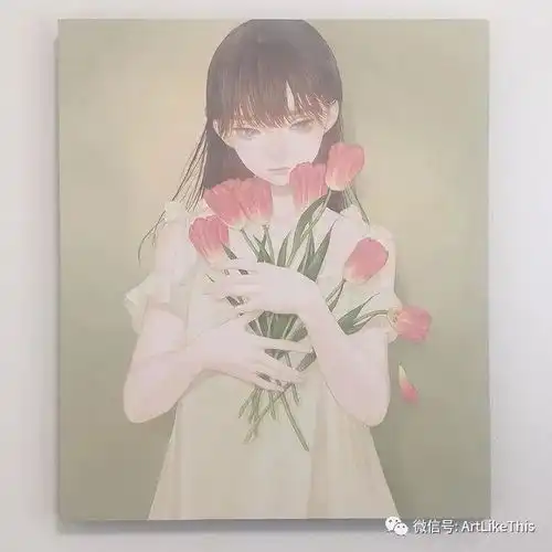  mayumikonno美丽的花朵,清新灵动的少女