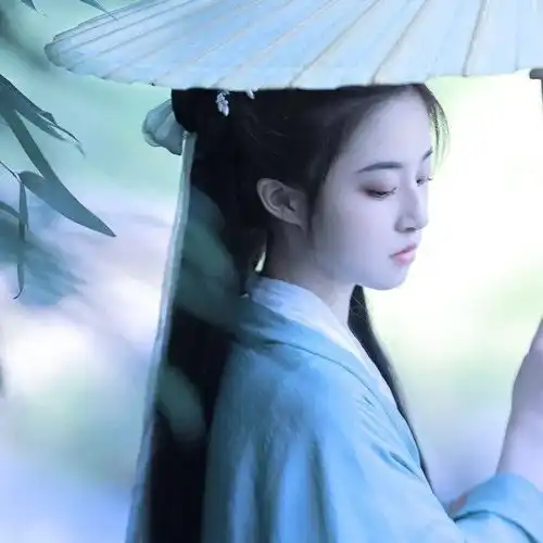  古风真人女头像