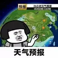  天气预报蘑菇点点表情包微信头像图片大全