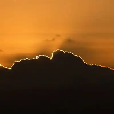  好看的风景头像,傍晚黄昏晚霞风景图片