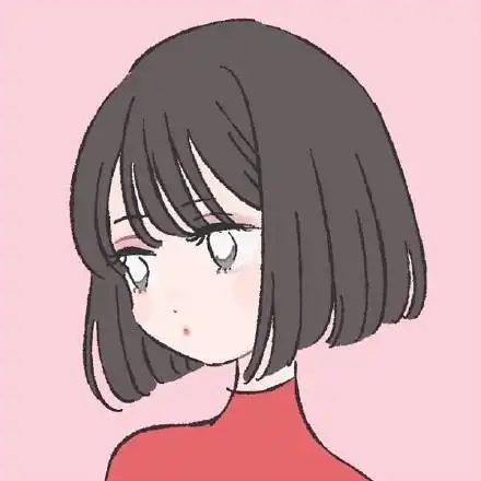 画师创作的粉红美少女穿搭插画