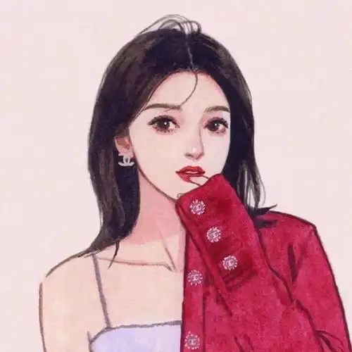  换个新头像吧,感性的复古女生手绘头像