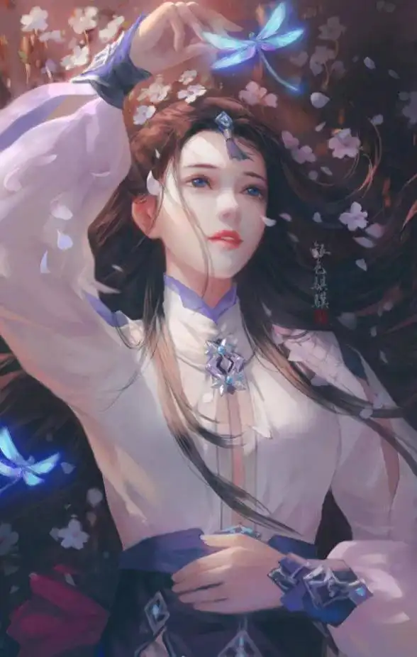  美丽大方的古风美女图片