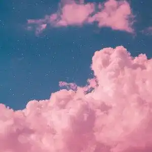  沈言粉色云朵背景图片宇宙星辰令人着迷