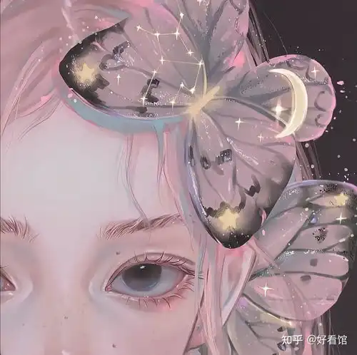女生头像卡通呆萌Q版跪