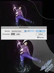  photoshop照片处理制作绚丽的真人潮流插画
