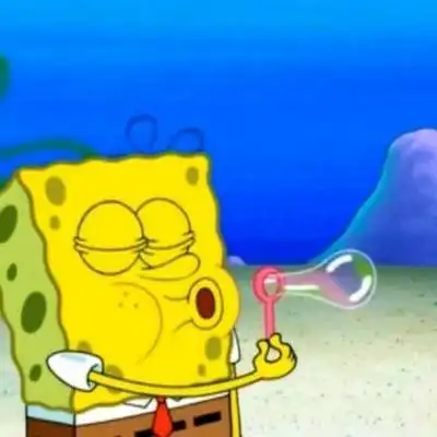 qq头像动漫可爱呆萌海绵