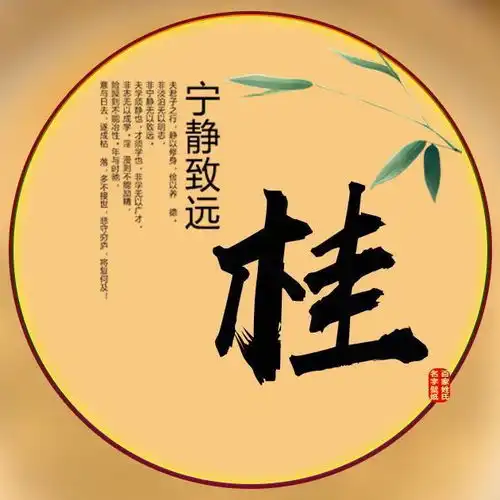  你的微信头像该换了,宁静致远微信姓氏头像,喜欢请带走