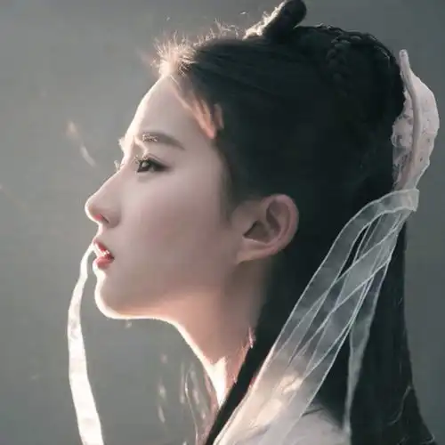 女生头像萌笑刘亦菲