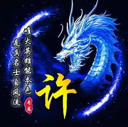  龙图腾经典姓氏微信头像,霸气十足签名头像,尽显男人本色