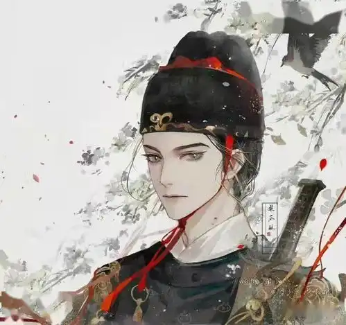  可以当头像又可以当壁纸的古风插画,俊男靓女很难不爱呀