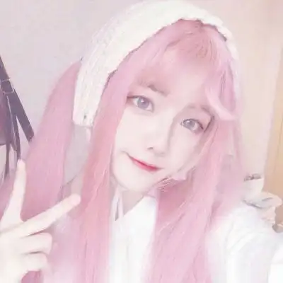  粉色系闺蜜头像一对少女心高清两人软妹组合